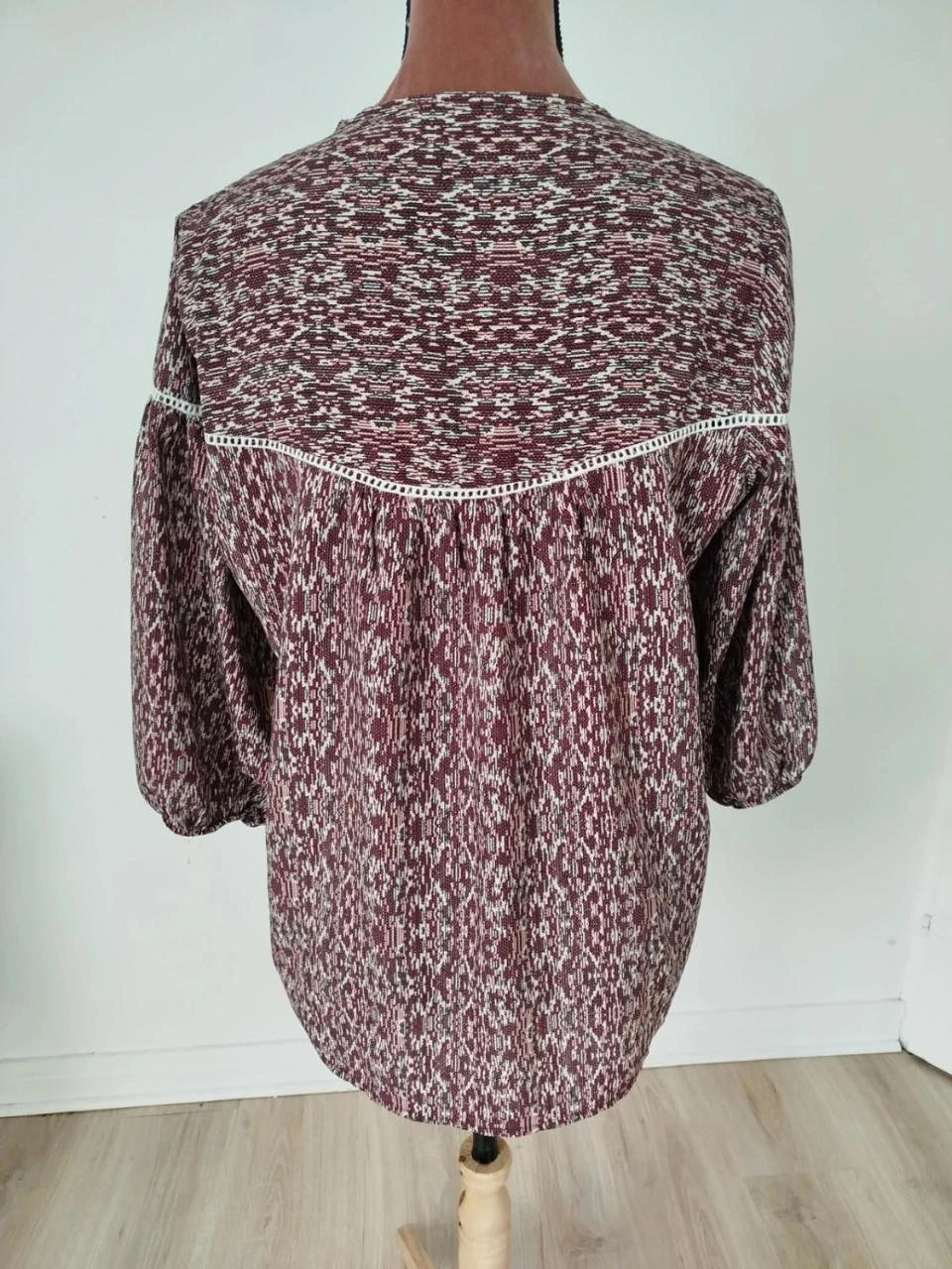 💗Blusa burdeos Multiples Mujer Talla M / 38 – photo 5
